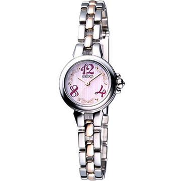 SEIKO 迷戀蝴蝶時尚迷你腕錶(V111-0AG0P 