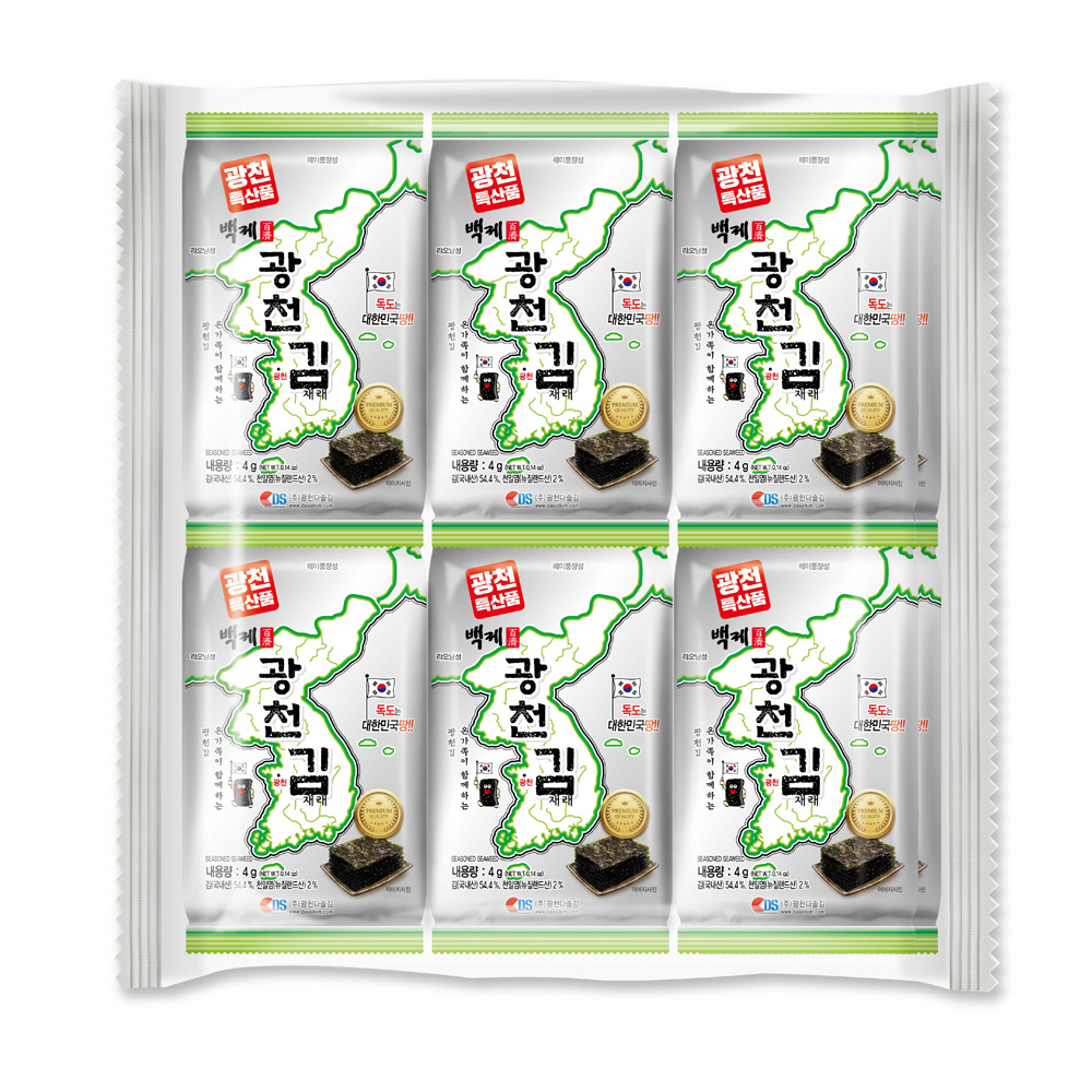 韓國廣川傳統烤海苔12入 48g Pchome 24h購物