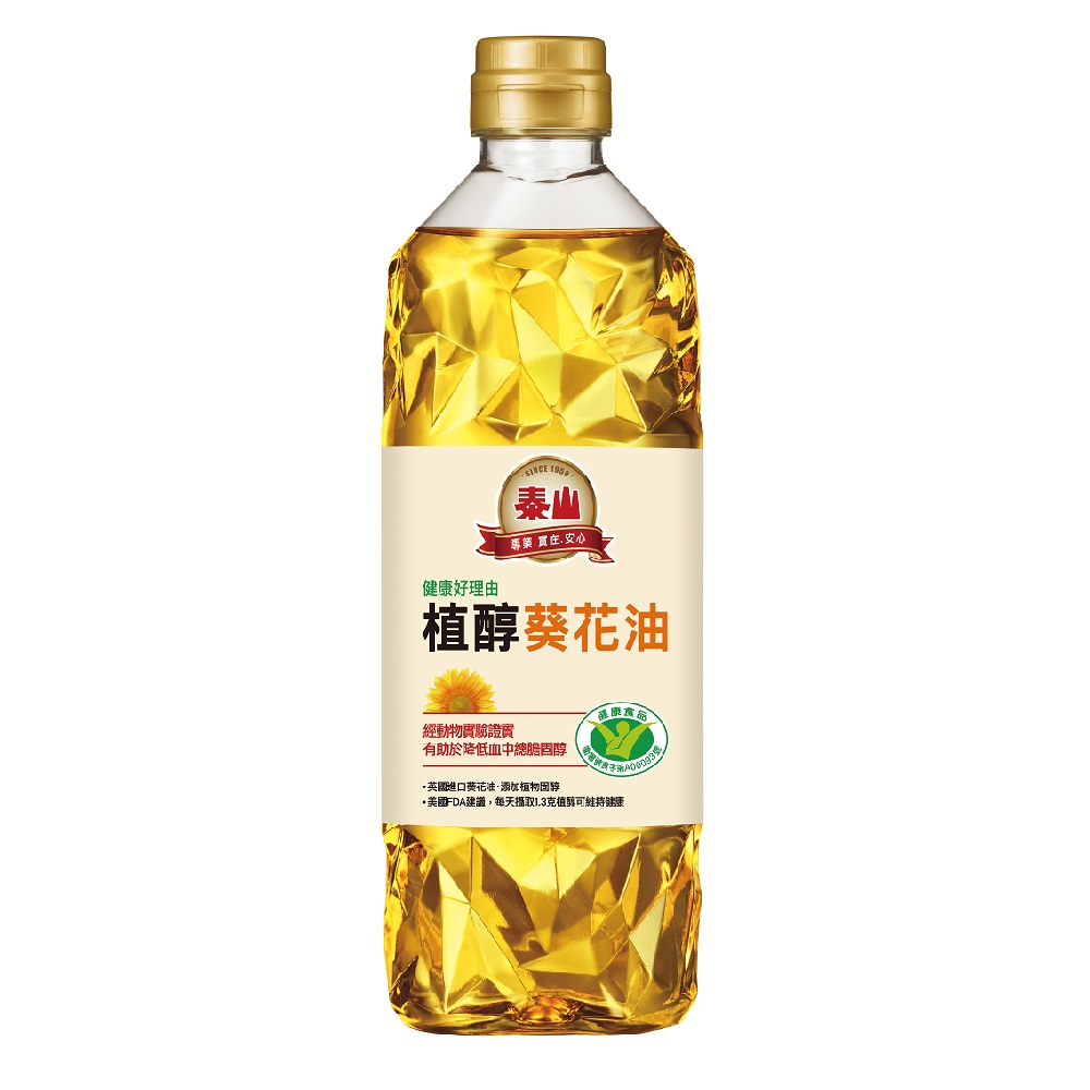 泰山健康好理由植醇葵花油600ml 6入 Pchome 24h購物