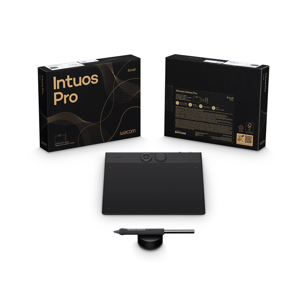 【美品】PTK670K0C Wacom Intuos Pro medium ☆WACOM / ワコム ペンタブレット Intuos Pro medium PTK670K0C
