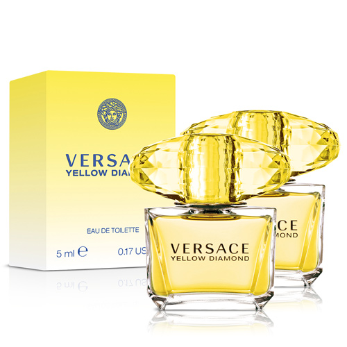 Versace 凡賽斯香愛黃鑽女性淡香水小香 5ml X2入 Pchome 24h購物
