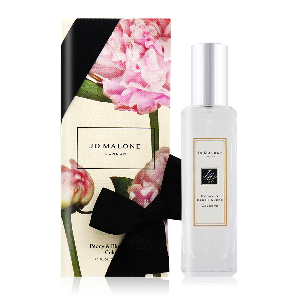 Jo Malone 牡丹與胭紅麂絨香水peony Blush Suede 30ml 手繪花盒限量包裝 國際航空版 Pchome 24h購物