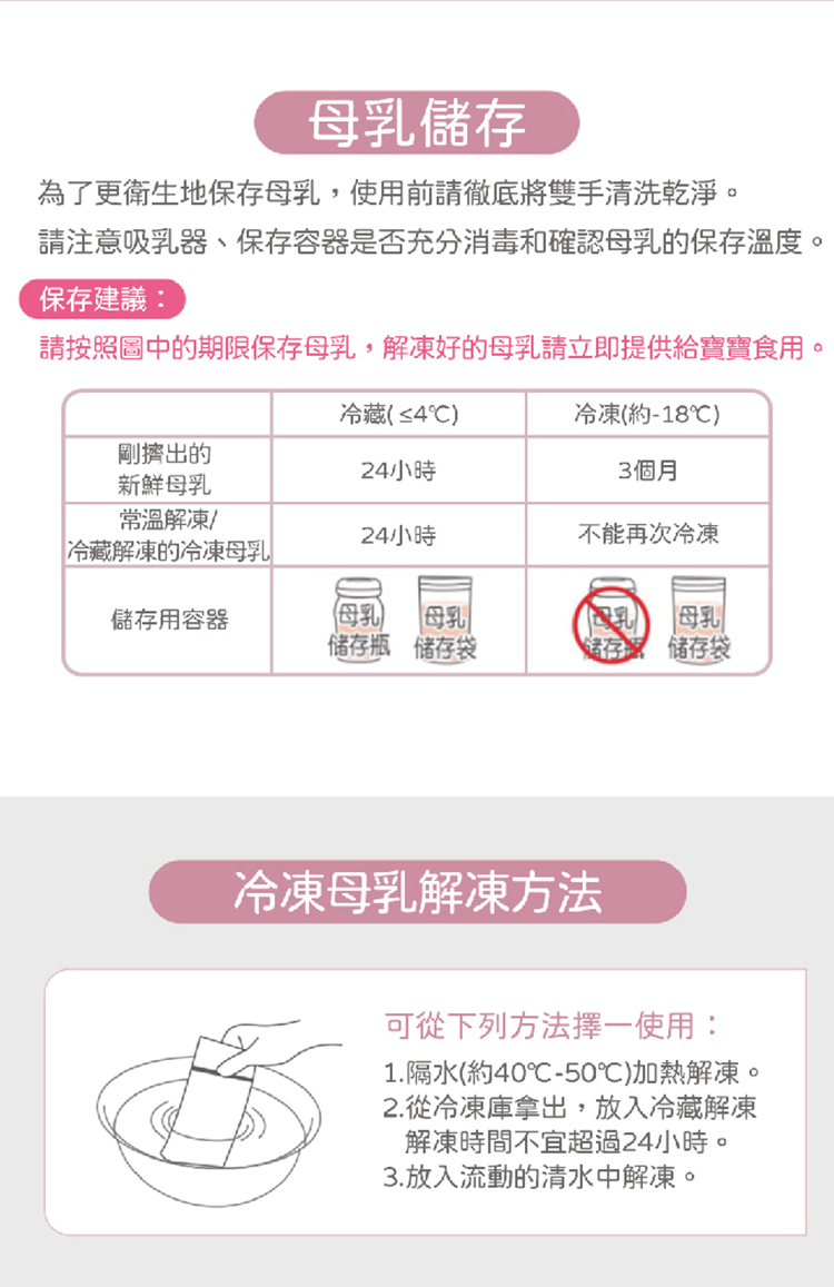 貝親 Pigeon - 母乳冷凍袋