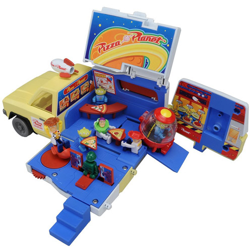 玩具總動員披薩星球貨櫃收納車 Pchome 24h購物