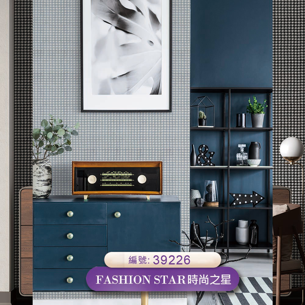 時尚之星fashion Star 環保無毒防燃耐熱53x1000cm壁紙1捲 台製壁紙 施工壁紙 Pchome 24h購物