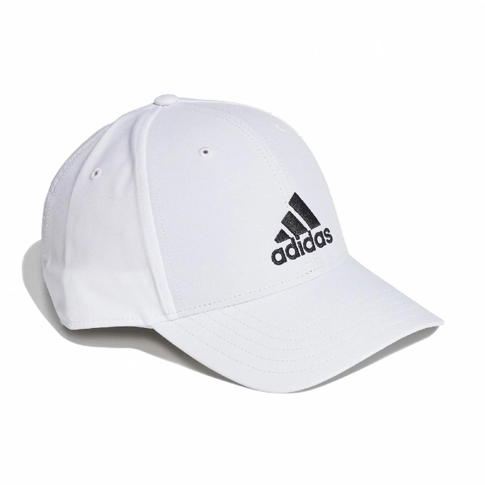 Adidas 帽子Baseball Cap 基本款男女款愛迪達帽圍可調穿搭刺繡LOGO 白黑GM6260 - PChome 24h購物