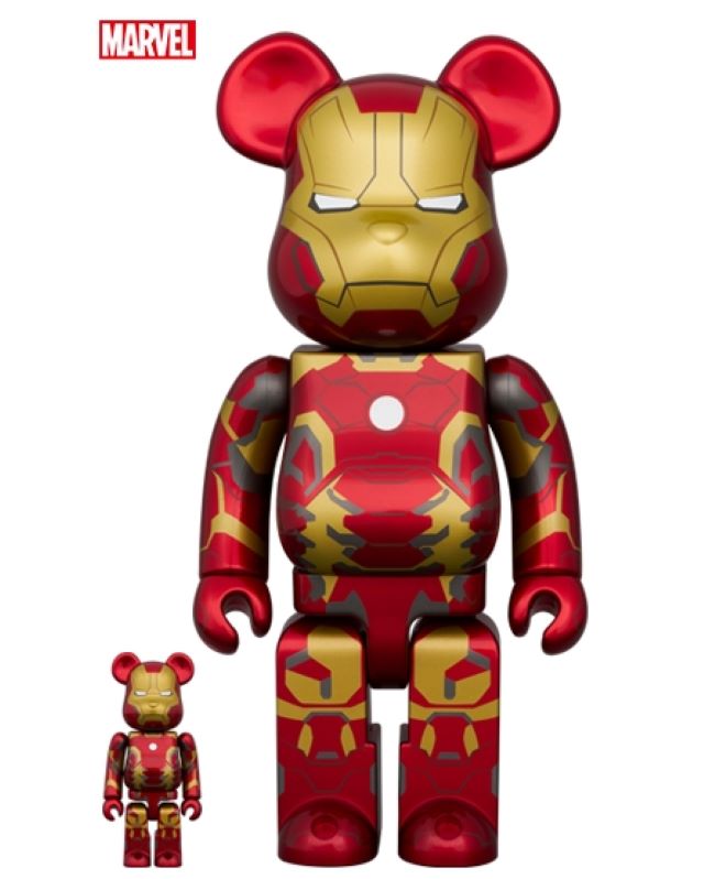 Be@rbrick 庫柏力克熊IRON MAN MARK 85 CHROME Ver. 1000