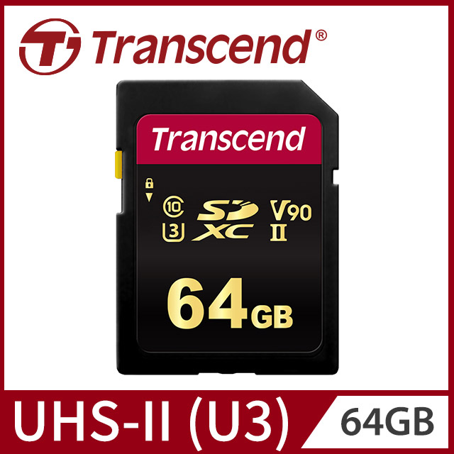 Transcend 創見64GB SDC700S SDXC UHS-II U3(V90)記憶卡(TS64GSDC700S) - PChome 24h購物