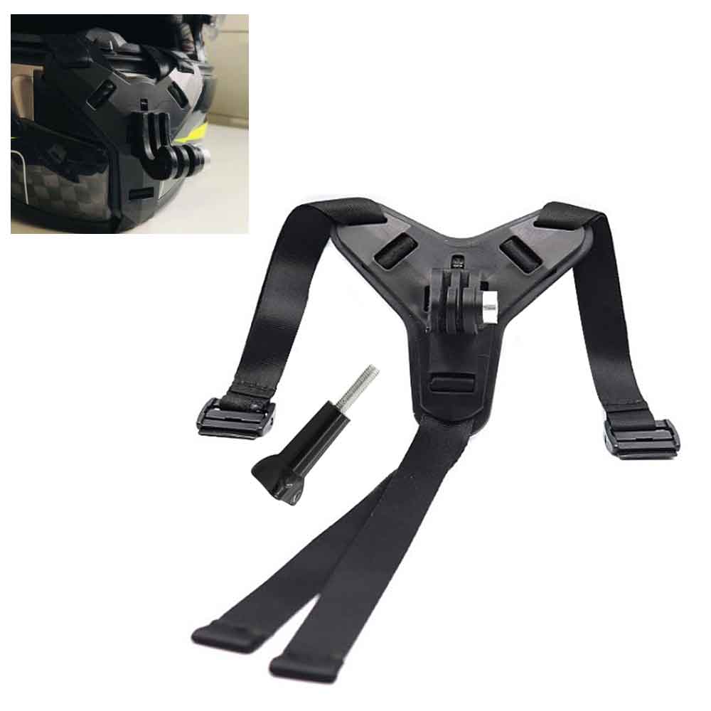 Gopro 安全帽下巴綁帶支架pov 自拍綁帶固定架for Hero 小蟻sjcam 大疆 Pchome 24h購物