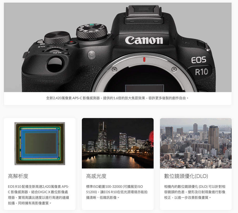 Canon EOS R10 KIT RF-S18-45mm f/4.5-6.3 IS STM (公司貨) - PChome ...
