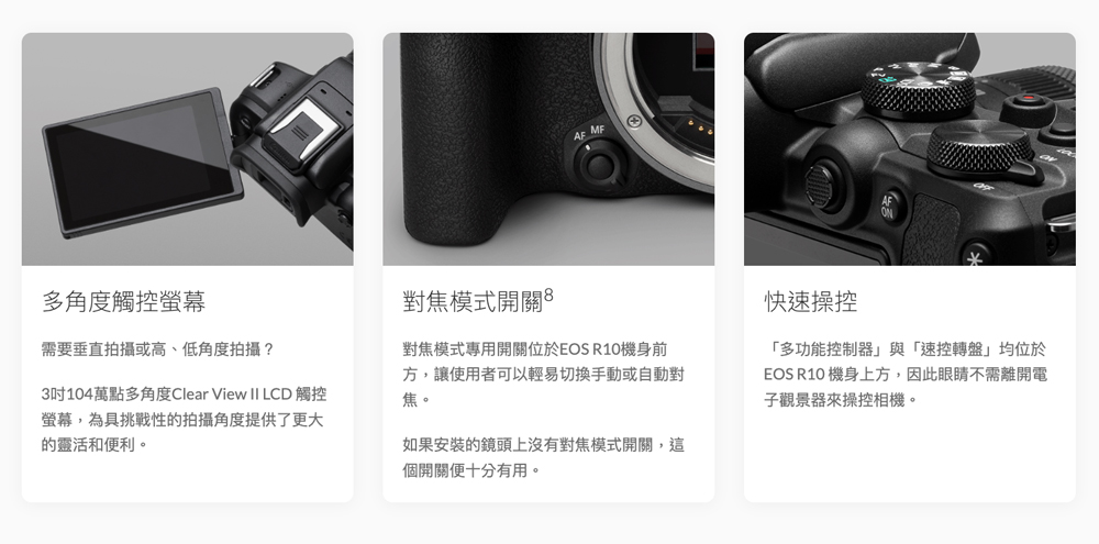 Canon EOS R10 KIT RF-S18-45mm f/4.5-6.3 IS STM (公司貨) - PChome ...