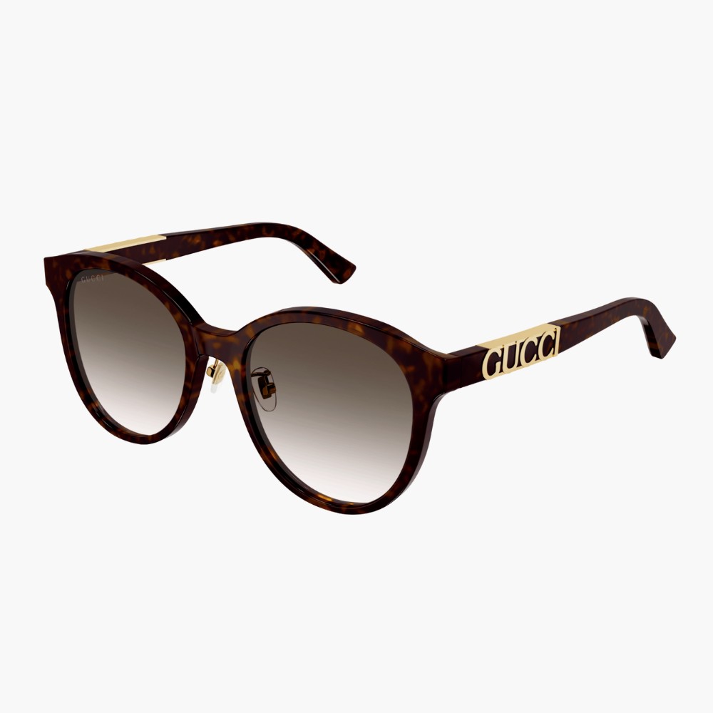 サングラス Gucci Sunglasses GG1190SK 003 Gold Logo Black Asian Fit GG1190SK | Befitting