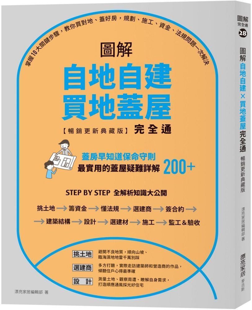 圖解自地自建×買地蓋屋完全通（暢銷更新典藏版）掌握10大關鍵步驟，教你買對地、蓋好房，規劃、施工、資金、法規問題一次解決