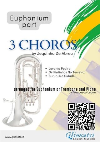 Euphonium b.c. parts "3 Choros" by Zequinha De Abreu for Euphonium and Piano(Kobo/電子書)