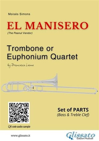 Trombone or Euphonium Quartet: El Manisero (set of parts)(Kobo/電子書)