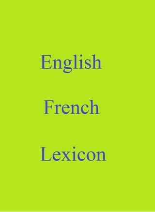 English French Lexicon(Kobo/電子書)