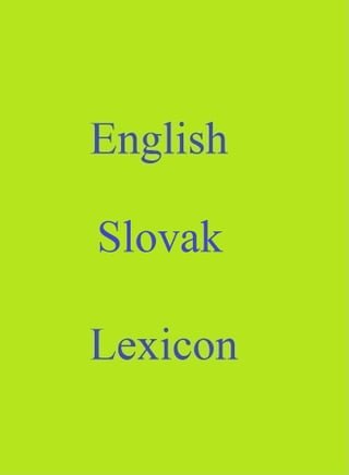 English Slovak Lexicon(Kobo/電子書)