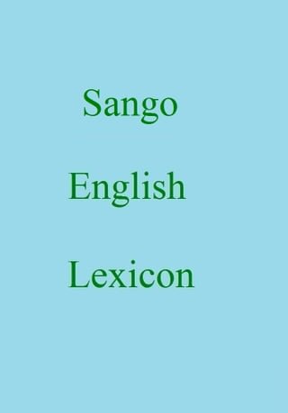 Sango English Lexicon(Kobo/電子書)