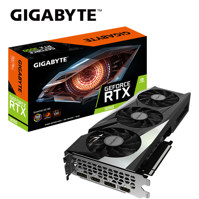 技嘉 GeForce RTX 3050 GAMING OC 8G 顯示卡
