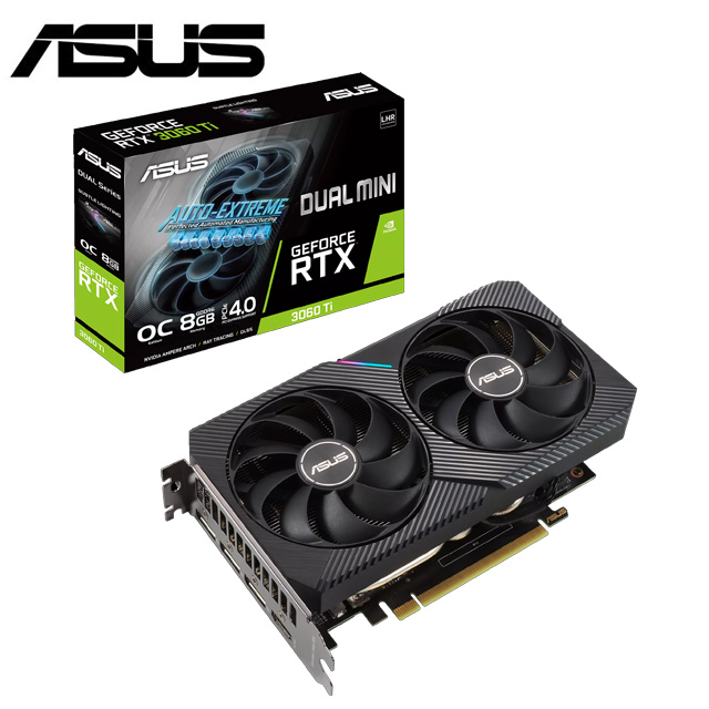 ASUS Dual GeForce RTX3060 Ti V2 MINI OC 8GB LHR顯示卡- PChome 24h購物