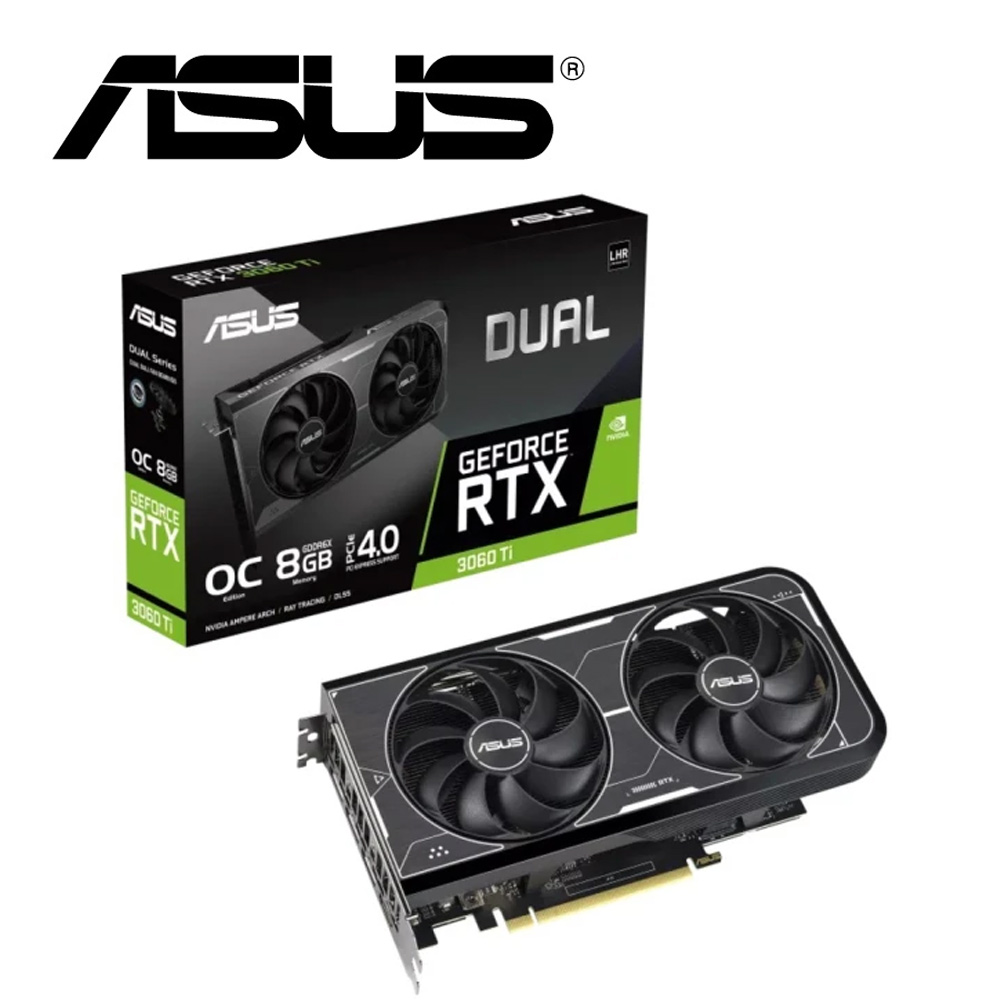 ASUS DUAL-RTX3060TI-O8GD6X 顯示卡- PChome 24h購物