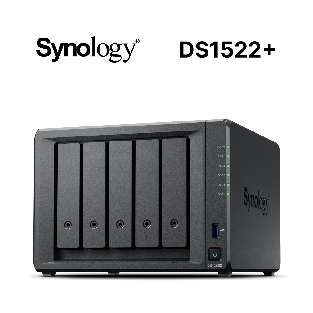 Synology 群暉科技DiskStation DX517 (5Bay/擴充櫃) NAS 網路 Synology 群暉科技DiskStation DX517 (5Bay/擴充櫃) NAS 網路