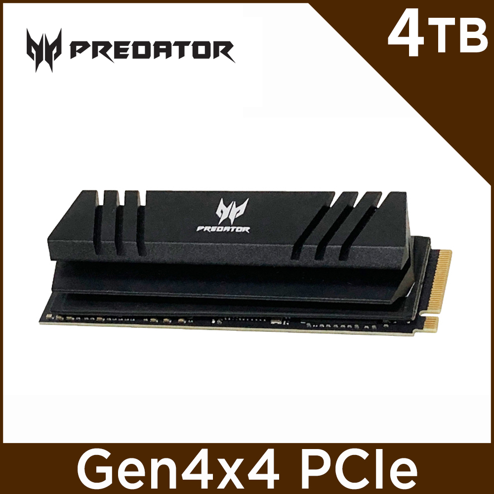 ACER 宏碁Predator GM7 1TB M.2 PCIe Gen4x4 SSD固態硬碟