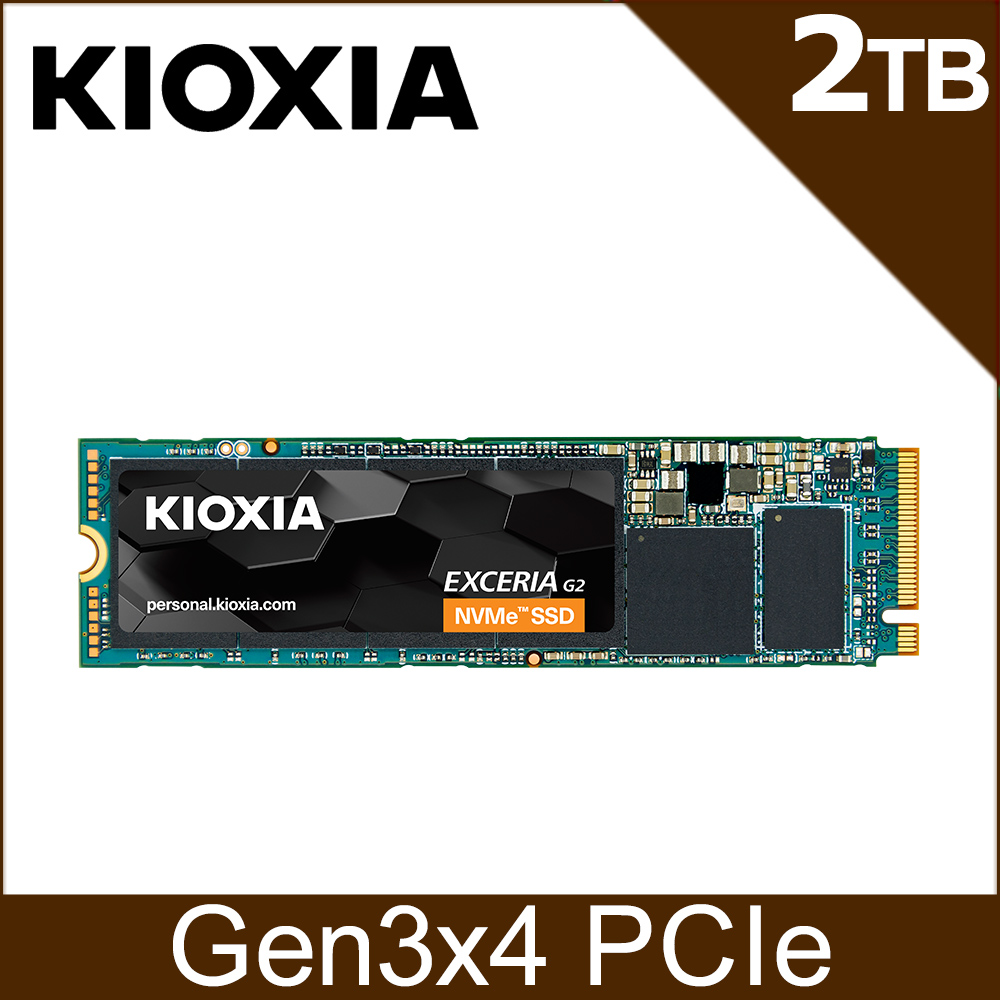 KIOXIA 鎧俠Exceria Plus G4 SSD M.2 2280 PCIe NVMe 2TB Gen5x4 (BOX