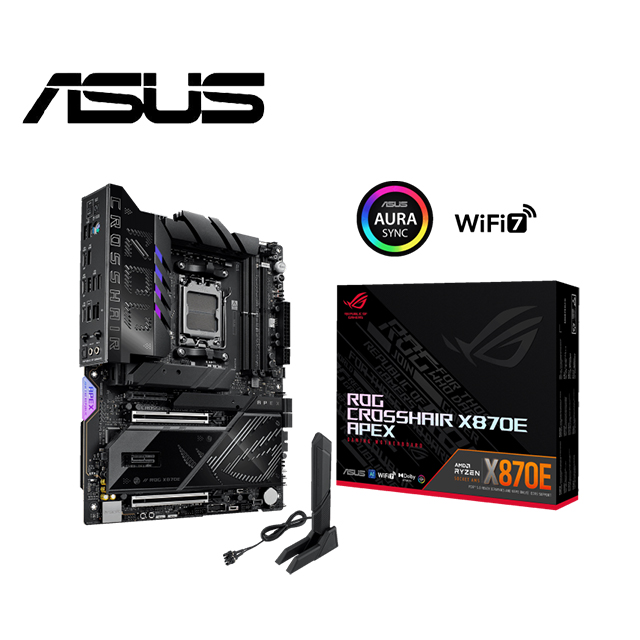 ASUS 華碩ROG STRIX X670E-E GAMING WIFI 主機板+AMD R7 9800X3D 8核16