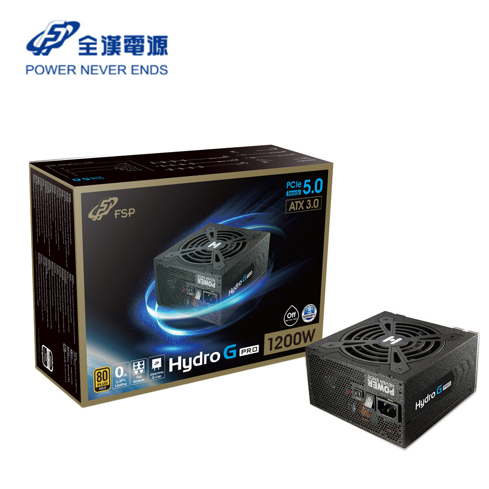 FSP 全漢HG2-1000,GEN5 / Hydro G PRO ATX3.0 (PCIe5.0) 1000W FSP 全漢HG2-1000,GEN5 / Hydro G PRO ATX3.0 (PCIe5.0) 1000W