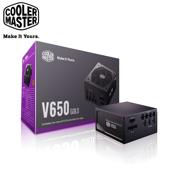 Cooler Master V Gold 全模組化 80Plus金牌 650W 電源供應器