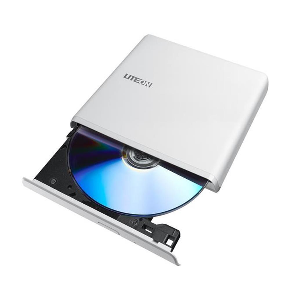 【光寶 LITEON】 ES1 8X 超輕薄外接式DVD燒錄機 白