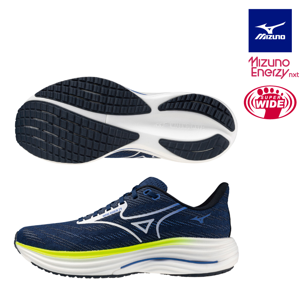 MIZUNO 美津濃WAVE RIDER 29 男款慢跑鞋J1GC250409 - PChome 24h購物