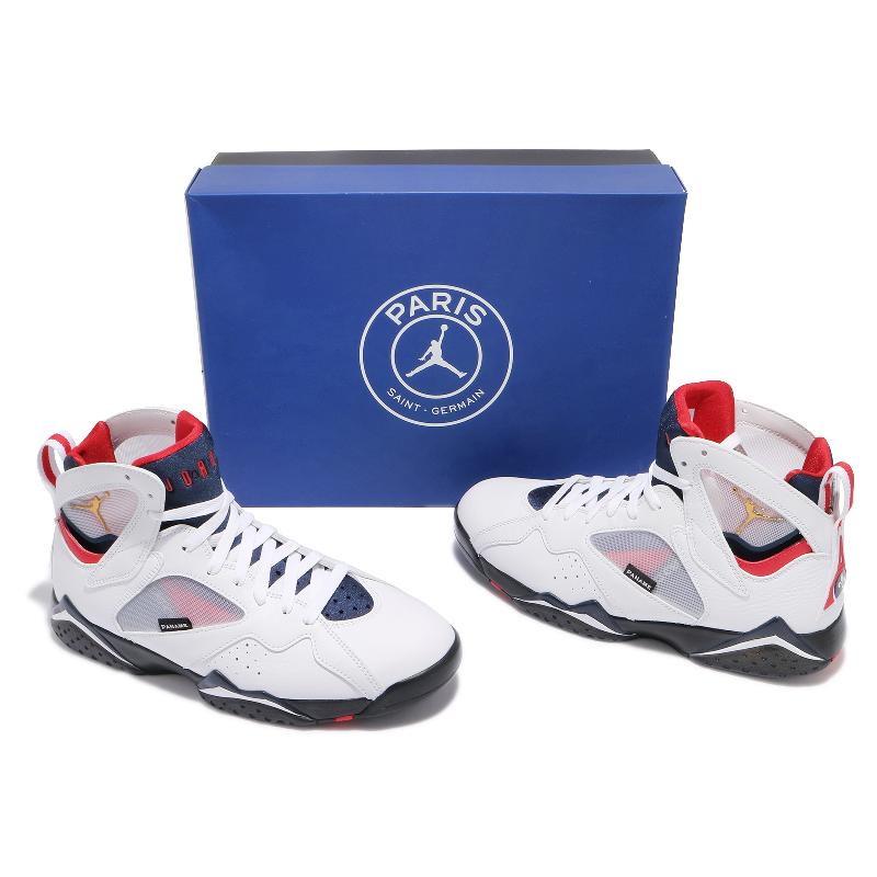 Nike 籃球鞋Air Jordan 7代Retro BCFC 男鞋喬丹大巴黎AJ7 白藍紅CZ0789-105 - PChome 24h購物