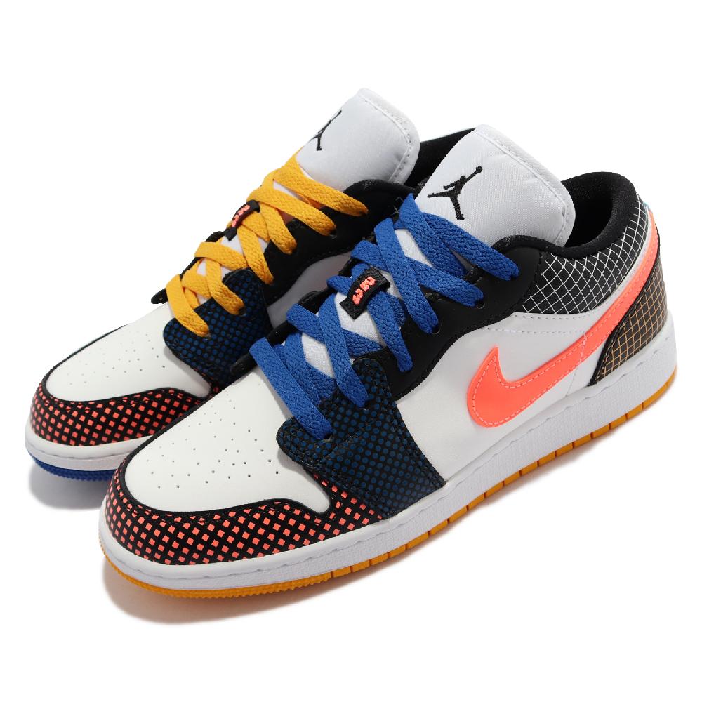 Nike Air Jordan 1 Low MMD BG 女鞋經典款喬丹一代大童鴛鴦球鞋穿搭白