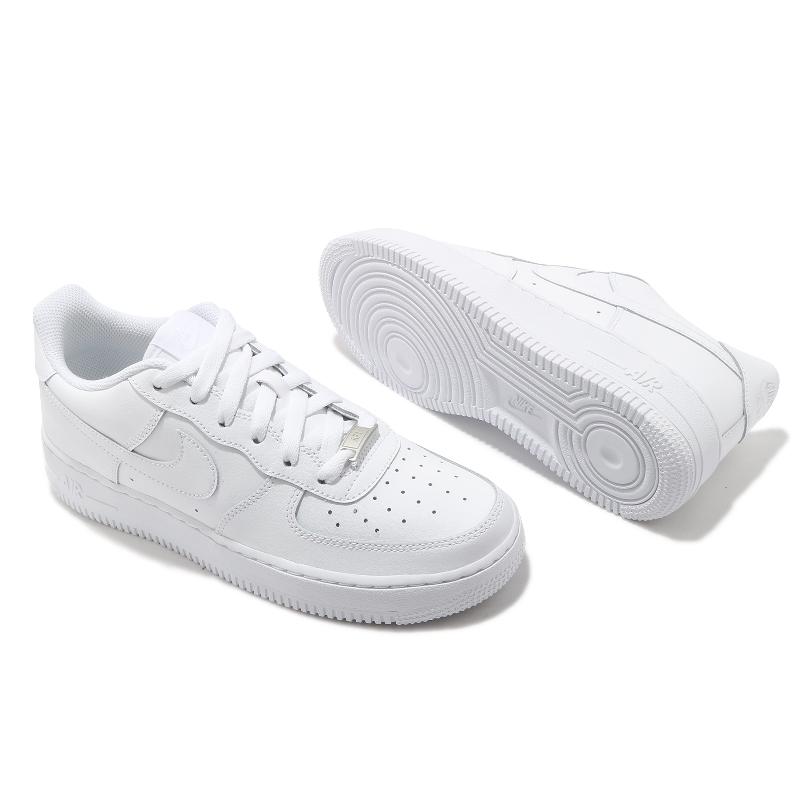 Nike 休閒鞋Air Force 1 LE GS 女鞋經典款舒適皮革簡約球鞋穿搭全白DH2920-111 - PChome 24h購物