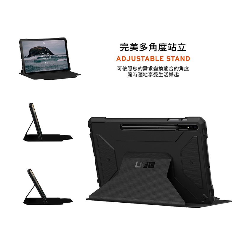 UAG 耐衝擊經典款 2019 iPad mini 5 (7.9 吋) 軍規平板保護殼, 藍色
