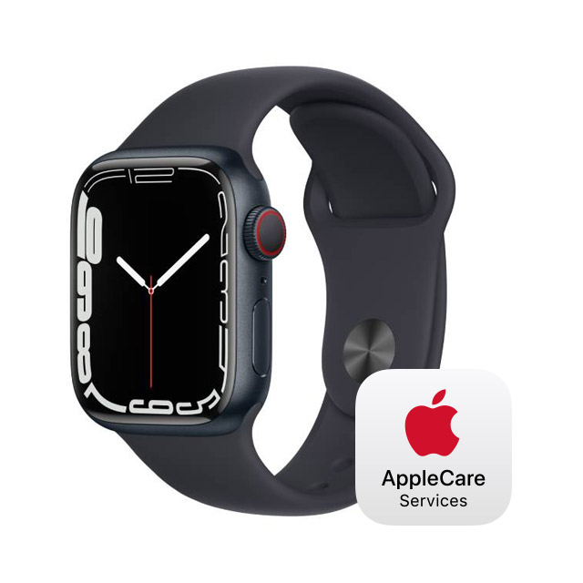 Apple Watch Series 7 GPS + Cellular, 41mm Midnight Aluminium Case with  Midnight Sport Band - PChome 24h購物
