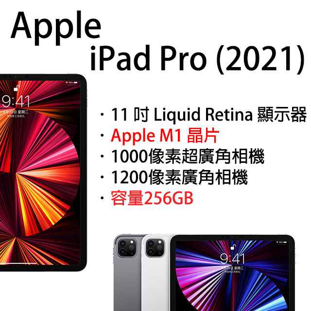 Apple iPad Pro Wi-Fi 256GB 11吋第三代平板電腦(2021版) - PChome 24h購物