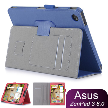 華碩ASUS ZenPad 3 8.0 Z581KL 平板電腦皮套磁釦保護套可手持帶筆插