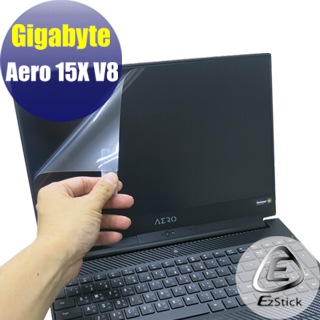 GIGABYTE Aero 15X V8 專用 靜電式筆電LCD液晶螢幕貼 15.6吋寬 螢幕貼