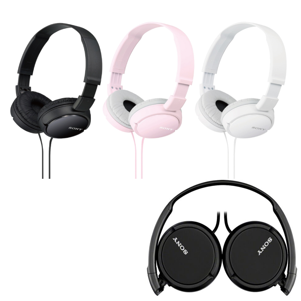 SONY 索尼MDR-ZX310AP 摺疊耳罩式立體聲耳機手機線控- 黑色- PChome