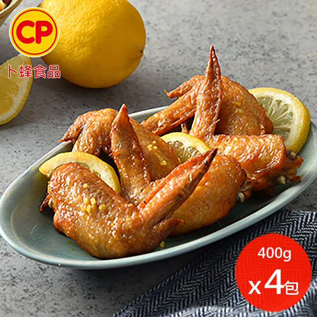 卜蜂】香檸風味燒烤雞翅(400g/包) 4包組熟品- PChome 24h購物